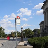 MetroBus stop #3179 Fine Arts at Art Museum southbound