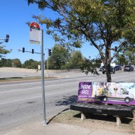 MetroBus stop 3294: Hampton at Clayton, northbound